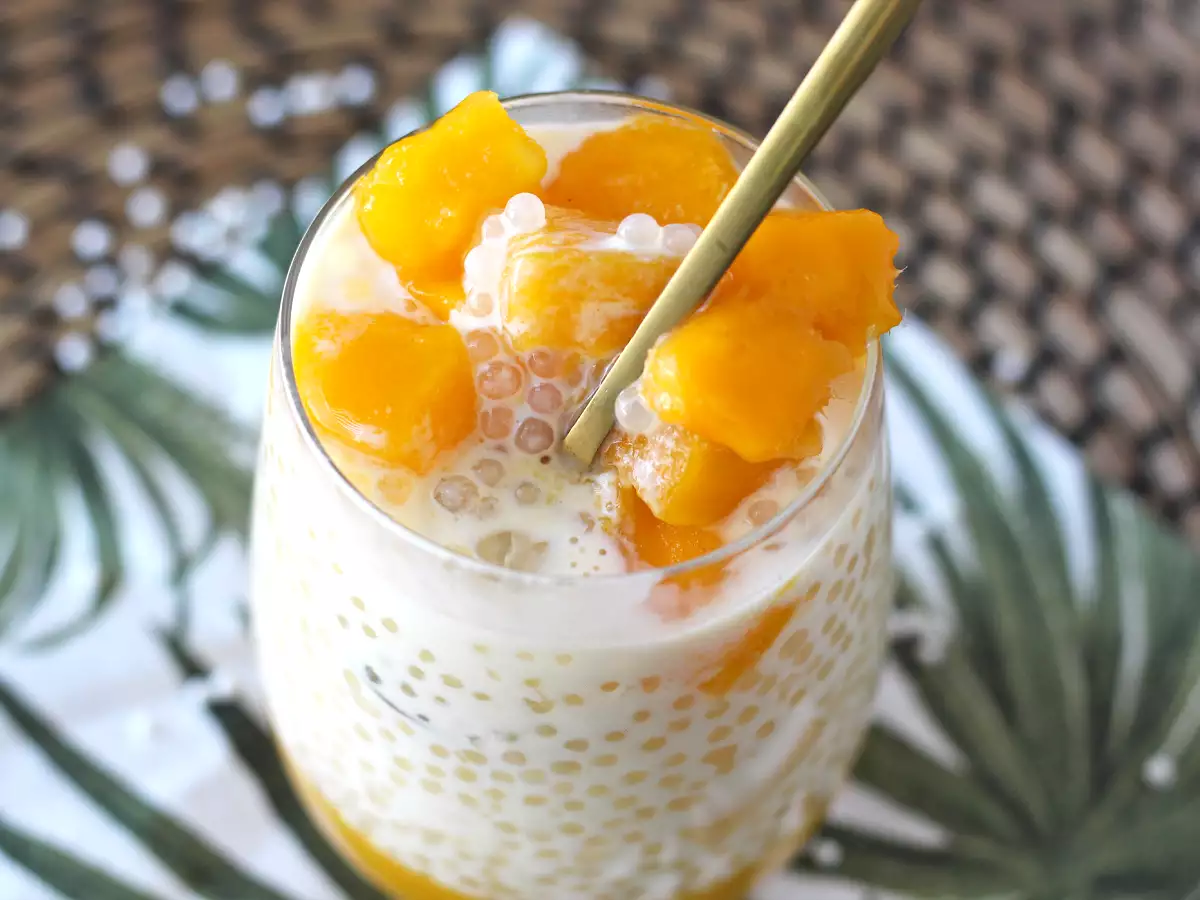 Mango ságo, ázijský dezert s tapiokou a mangom, ktorý si podmaní svojou jednoduchosťou. - foto 2