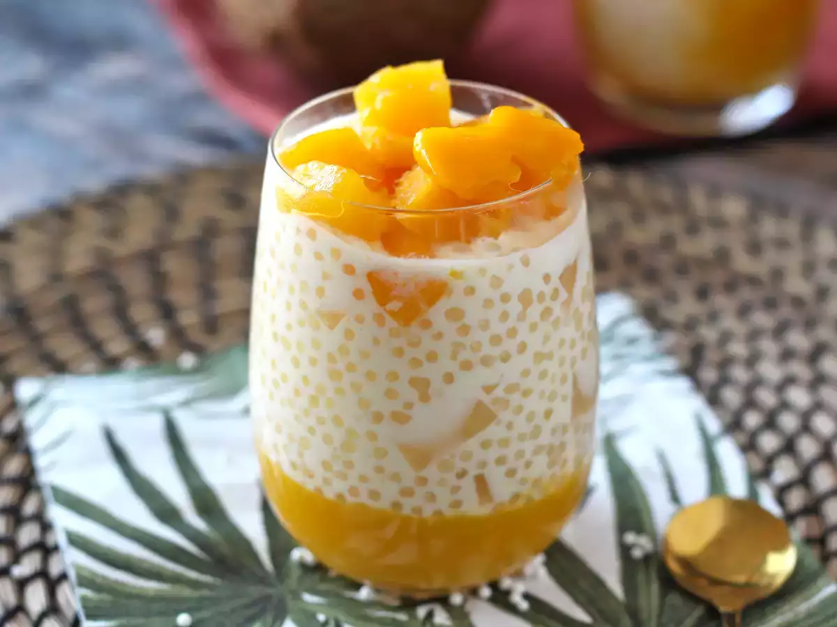 Mango ságo, ázijský dezert s tapiokou a mangom, ktorý si podmaní svojou jednoduchosťou. - foto 3