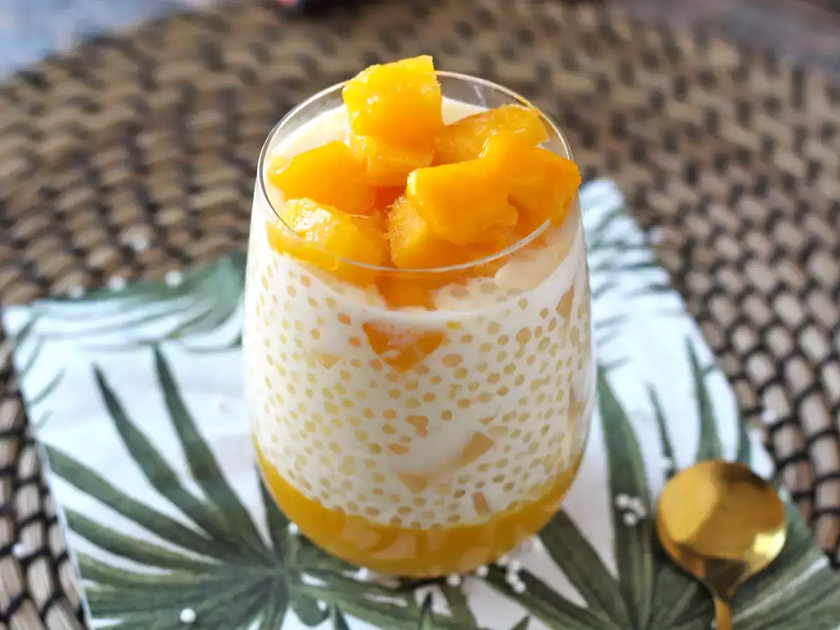 Mango ságo, ázijský dezert s tapiokou a mangom, ktorý si podmaní svojou jednoduchosťou. - foto 4
