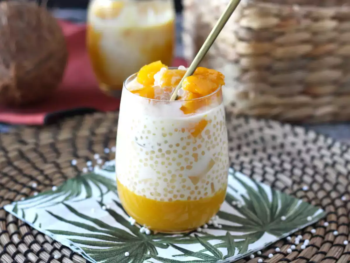 Mango ságo, ázijský dezert s tapiokou a mangom, ktorý si podmaní svojou jednoduchosťou. - foto 5
