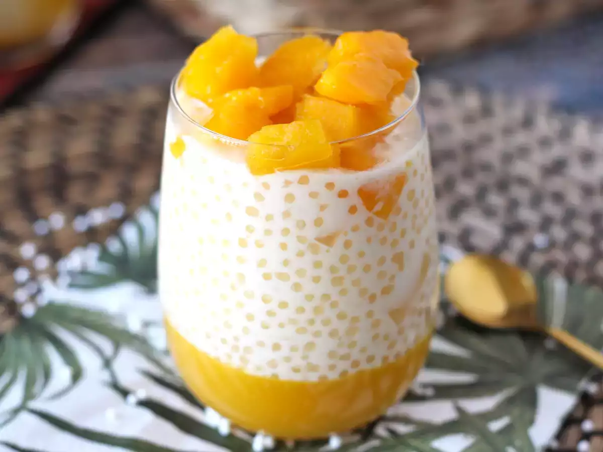 Mango ságo, ázijský dezert s tapiokou a mangom, ktorý si podmaní svojou jednoduchosťou. - foto 6