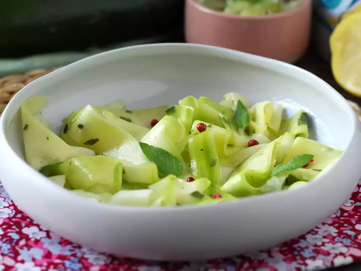 Marinované cukety, dokonalé zeleninové carpaccio na leto! - foto 3