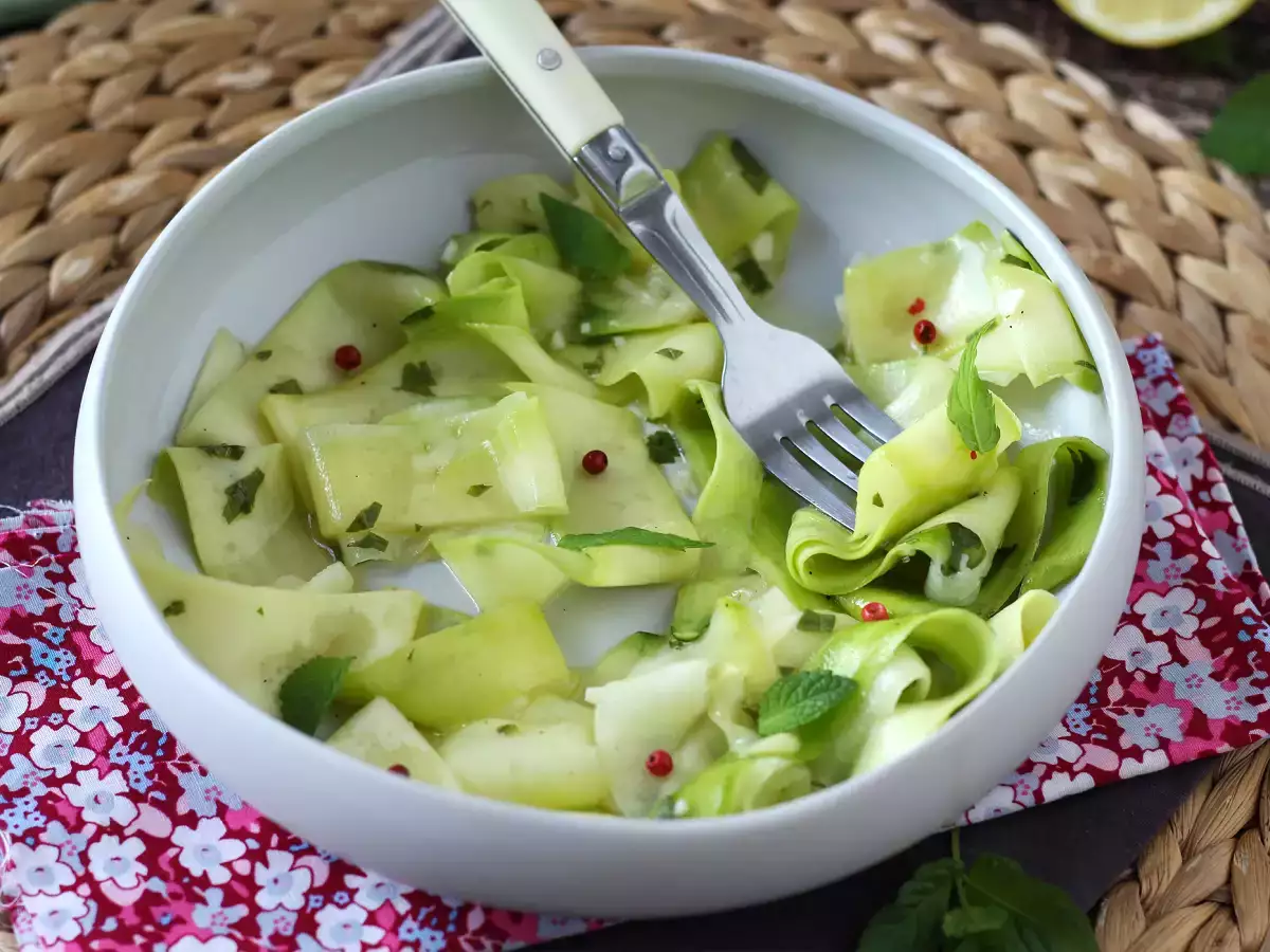 Marinované cukety, dokonalé zeleninové carpaccio na leto! - foto 5