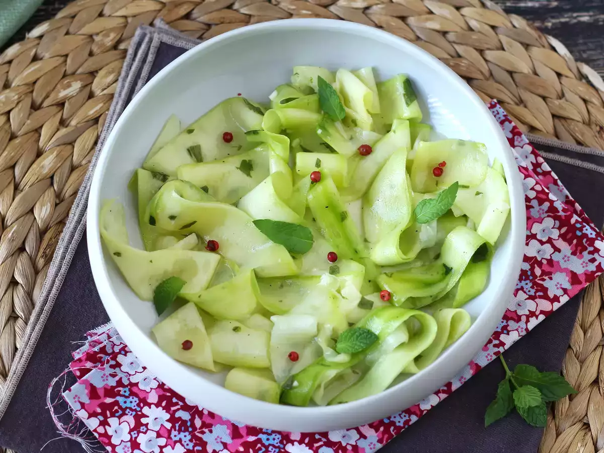 Marinované cukety, dokonalé zeleninové carpaccio na leto! - foto 7