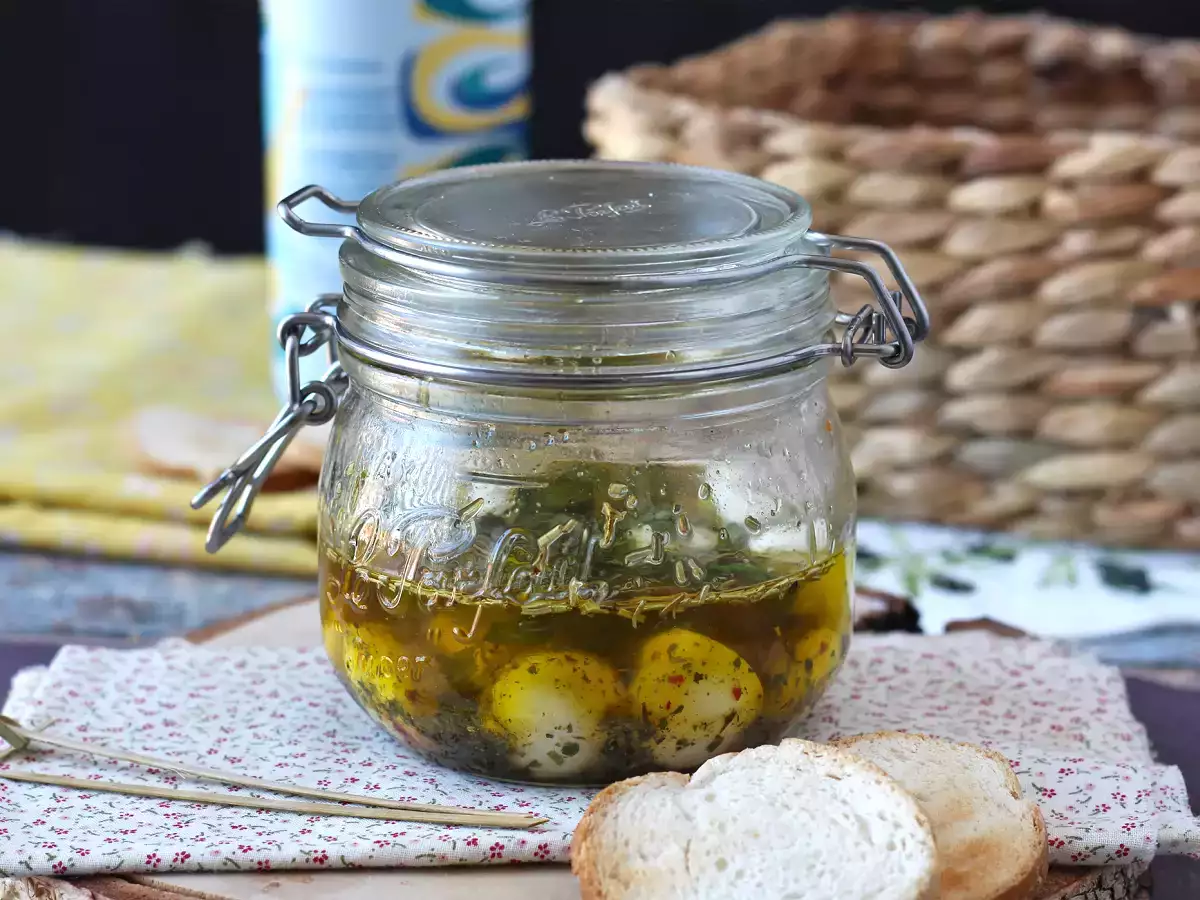 Marinované mozzarellové guľôčky na aperitív alebo šalát! - foto 6
