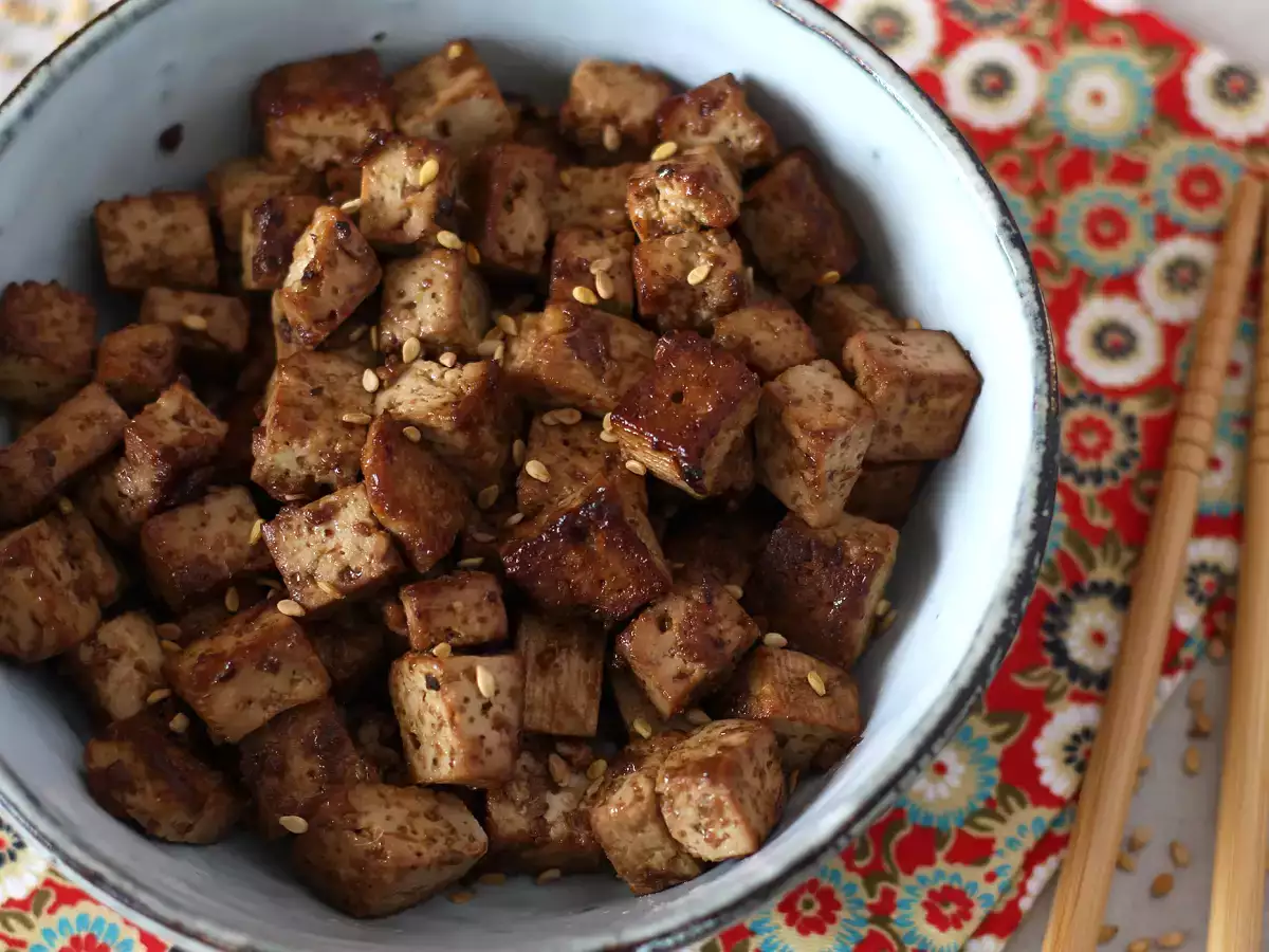 Marinované tofu s ázijskými príchuťami (po tomto si tofu zamilujete!) - foto 2