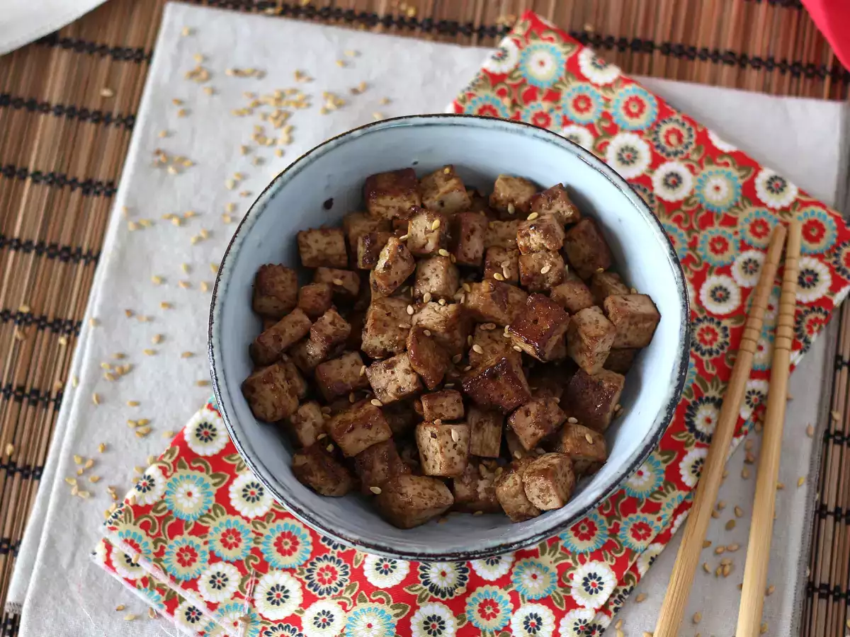 Marinované tofu s ázijskými príchuťami (po tomto si tofu zamilujete!) - foto 3