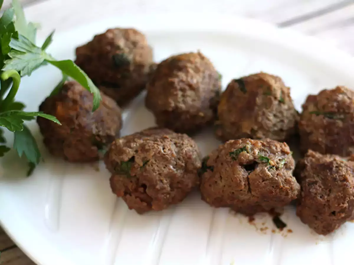Mäsové guľky z hovädzieho mäsa a parmezánu - foto 3