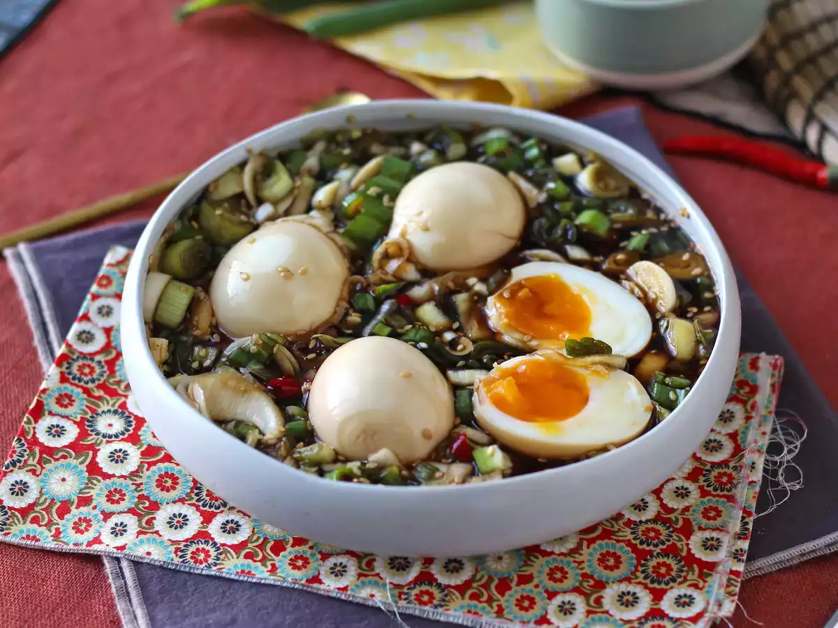 Mayak Gyeran - kórejské marinované vajcia - foto 5