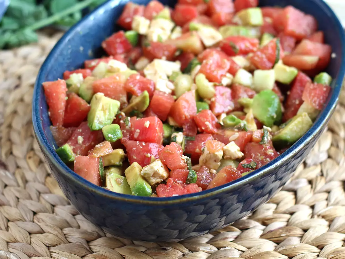 Melón, feta, avokádo a uhorkový šalát: extra čerstvý! - foto 4