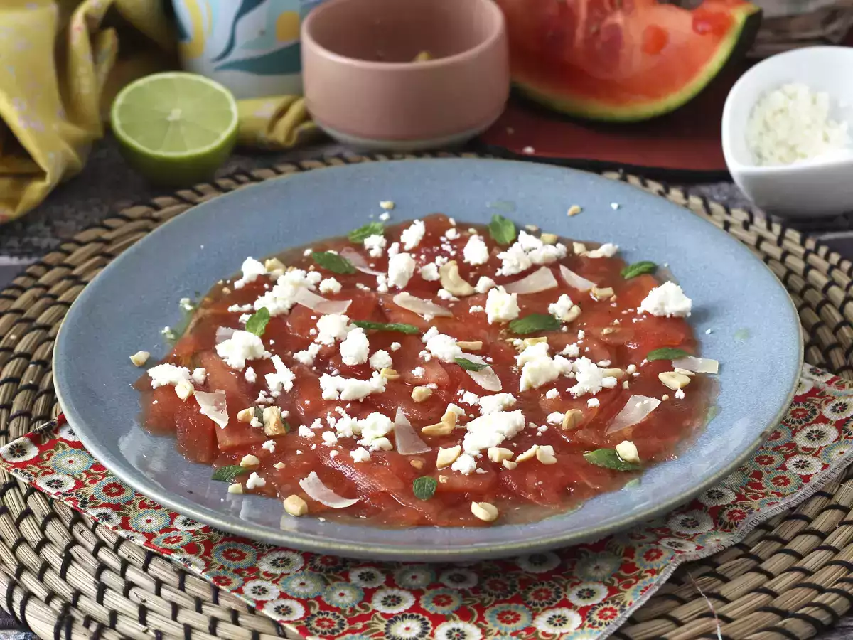 Melónové carpaccio: osviežujúci letný predkrm