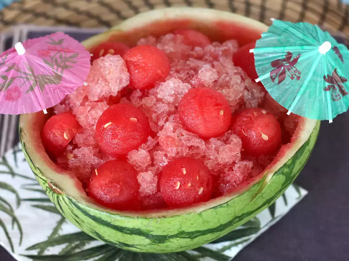 Melónové frosé: super osviežujúci koktail granita s rosé! - foto 3