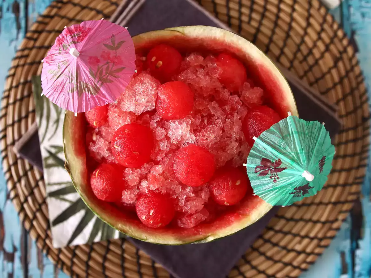 Melónové frosé: super osviežujúci koktail granita s rosé! - foto 4