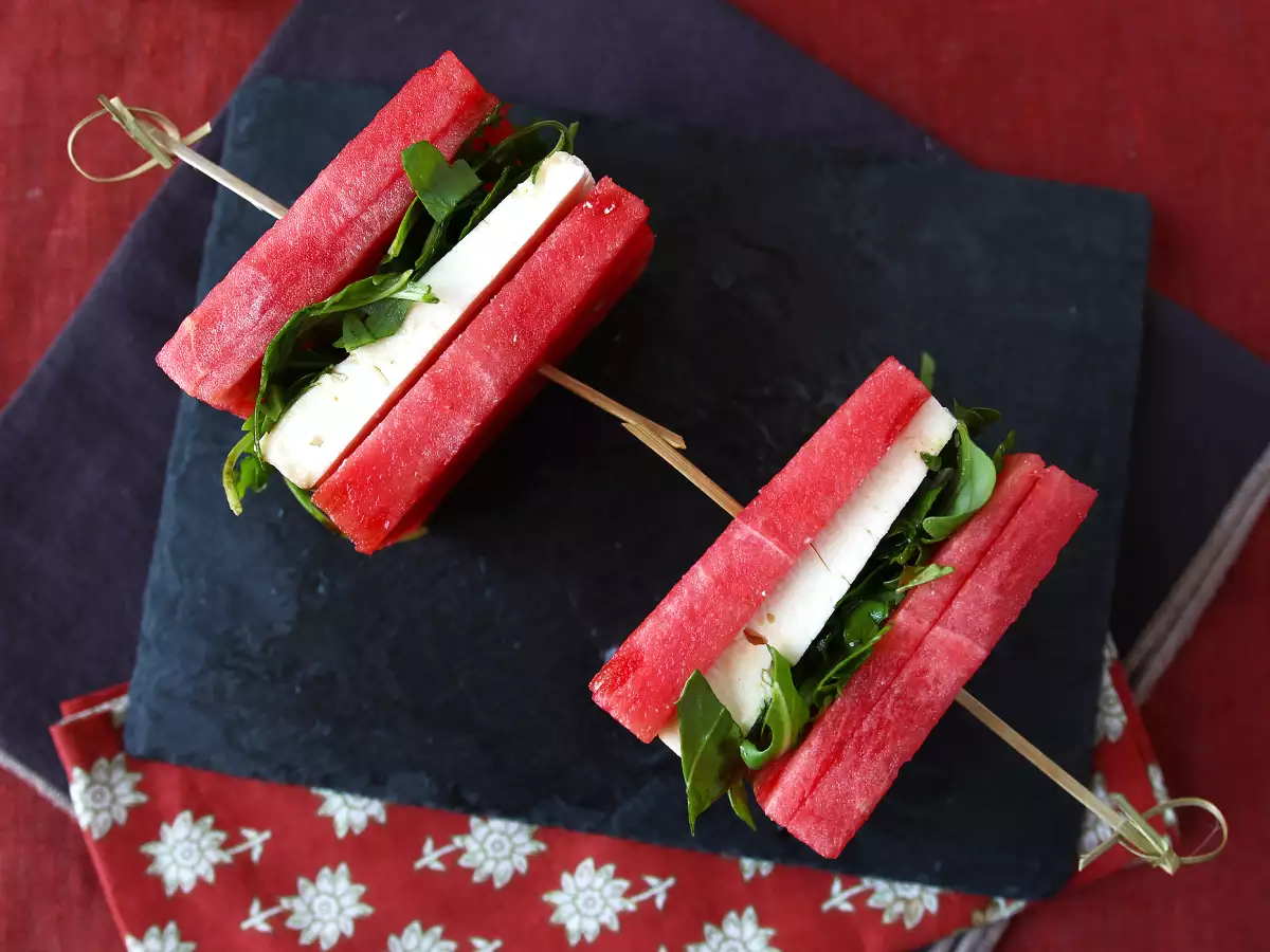 Melónový sendvič s raketou, najčerstvejší virálny recept na leto! - foto 2