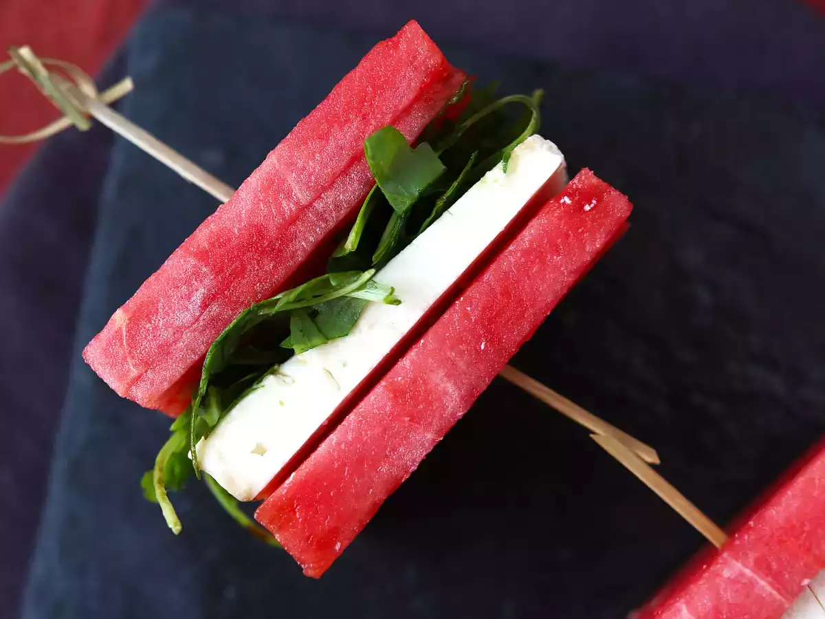 Melónový sendvič s raketou, najčerstvejší virálny recept na leto! - foto 3