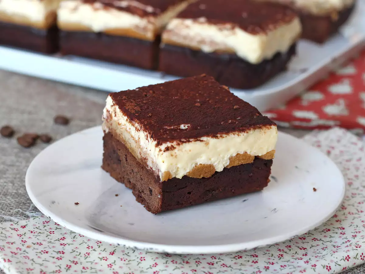 Milovníci brownie a tiramisu, máme pre vás ideálny koláč! - foto 7