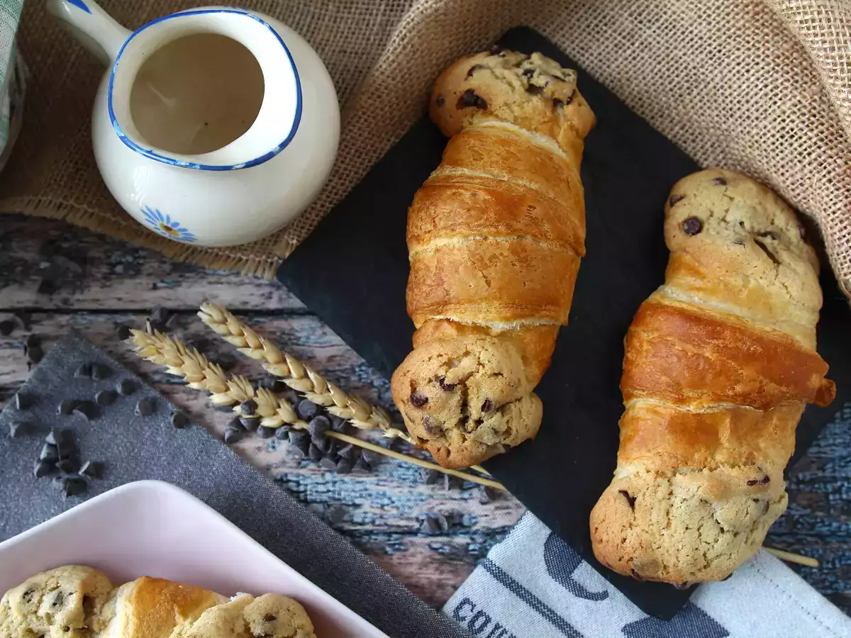 Mimoriadne gurmánske, superjednoduché crookies. Dokonalá kombinácia croissantu a sušienky! - foto 3