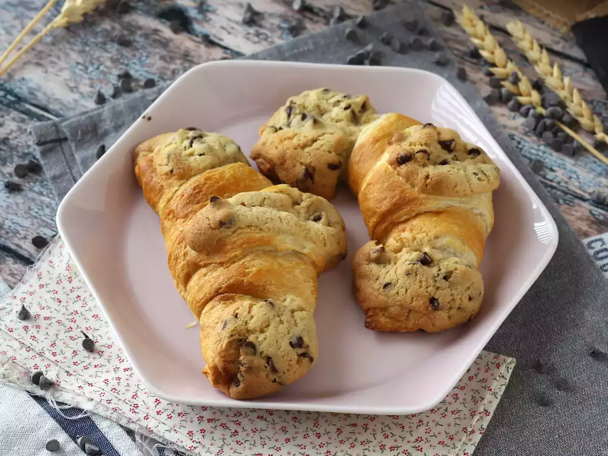 Mimoriadne gurmánske, superjednoduché crookies. Dokonalá kombinácia croissantu a sušienky! - foto 4