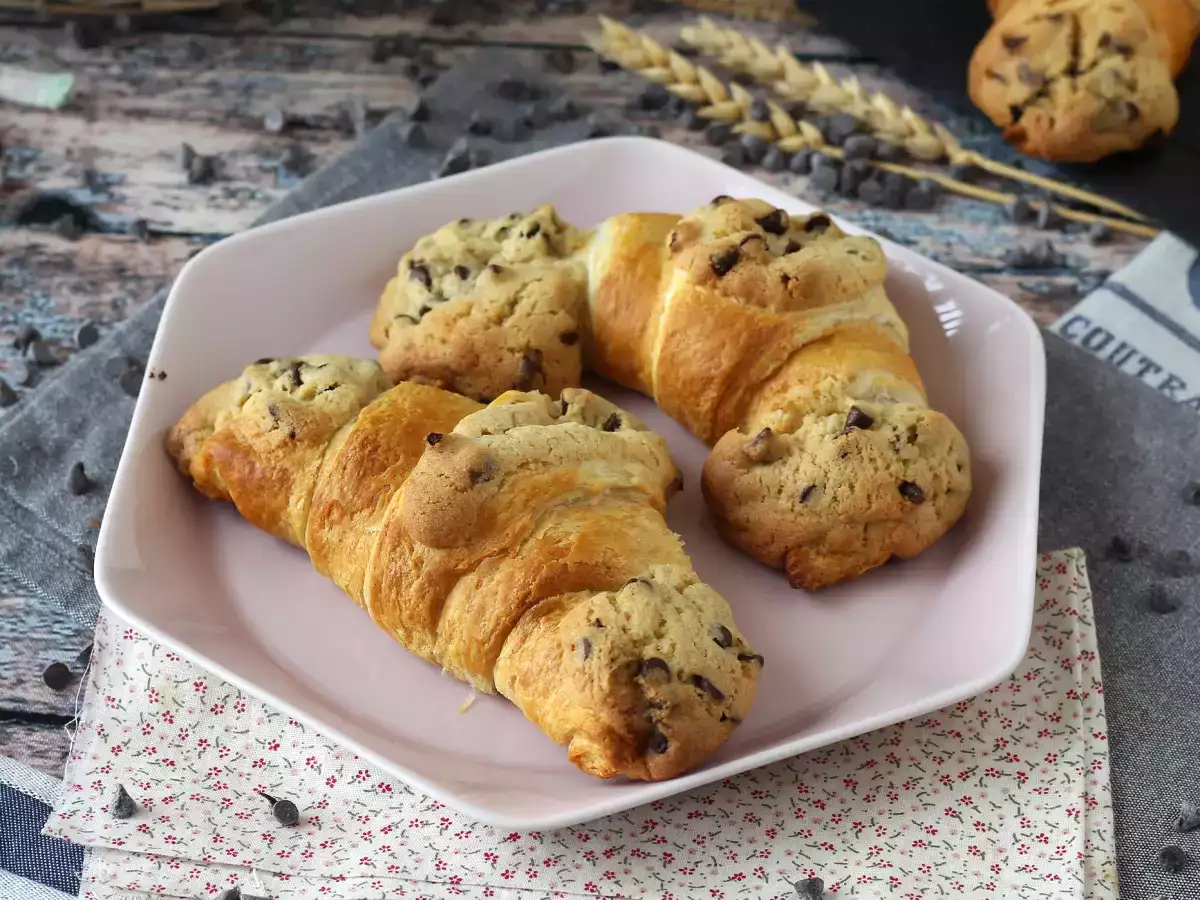 Mimoriadne gurmánske, superjednoduché crookies. Dokonalá kombinácia croissantu a sušienky! - foto 7