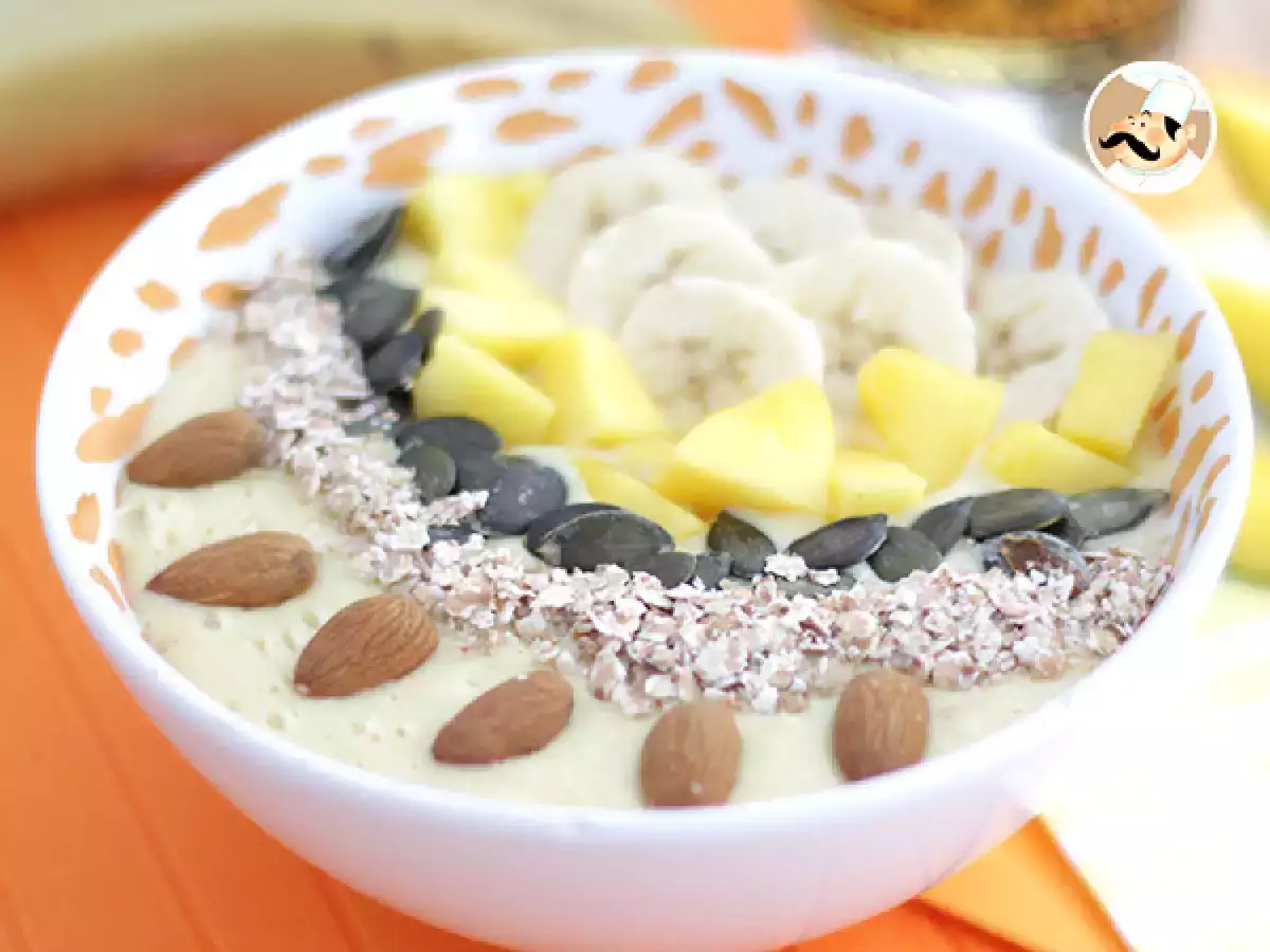Miska smoothie s mangom a banánom - foto 3