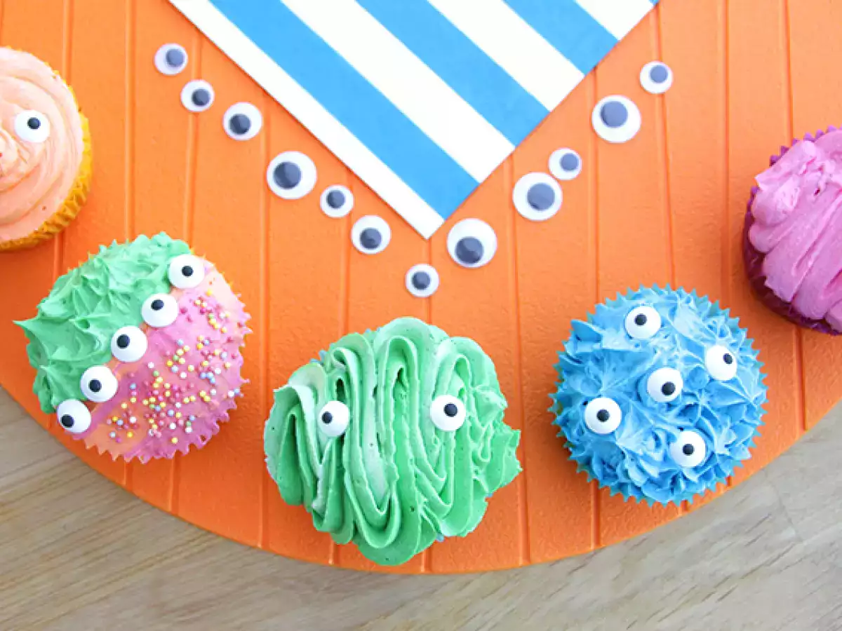 Monster cupcakes na Halloween - foto 2