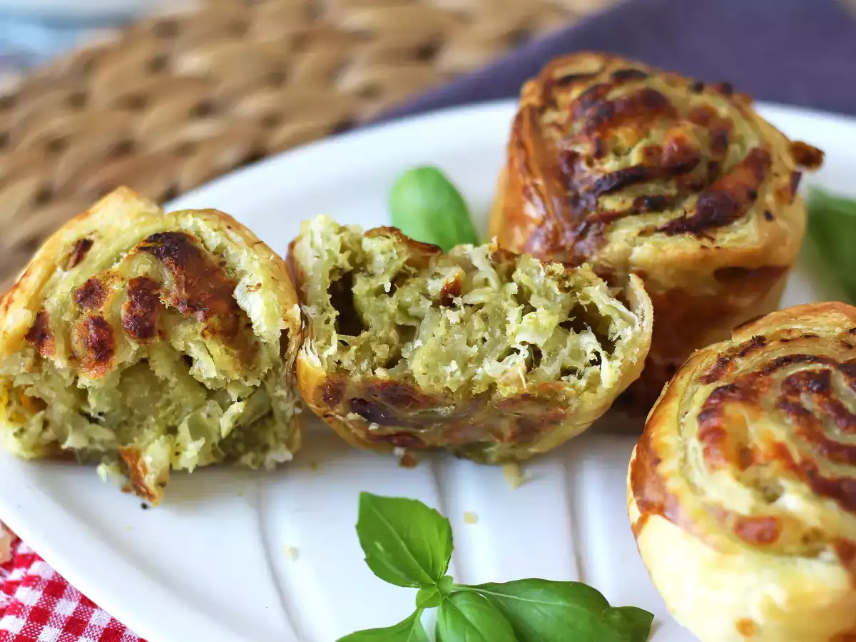 Mozzarella pesto lístkové pečivo s fritézou, hotové za 15 minút! - foto 3