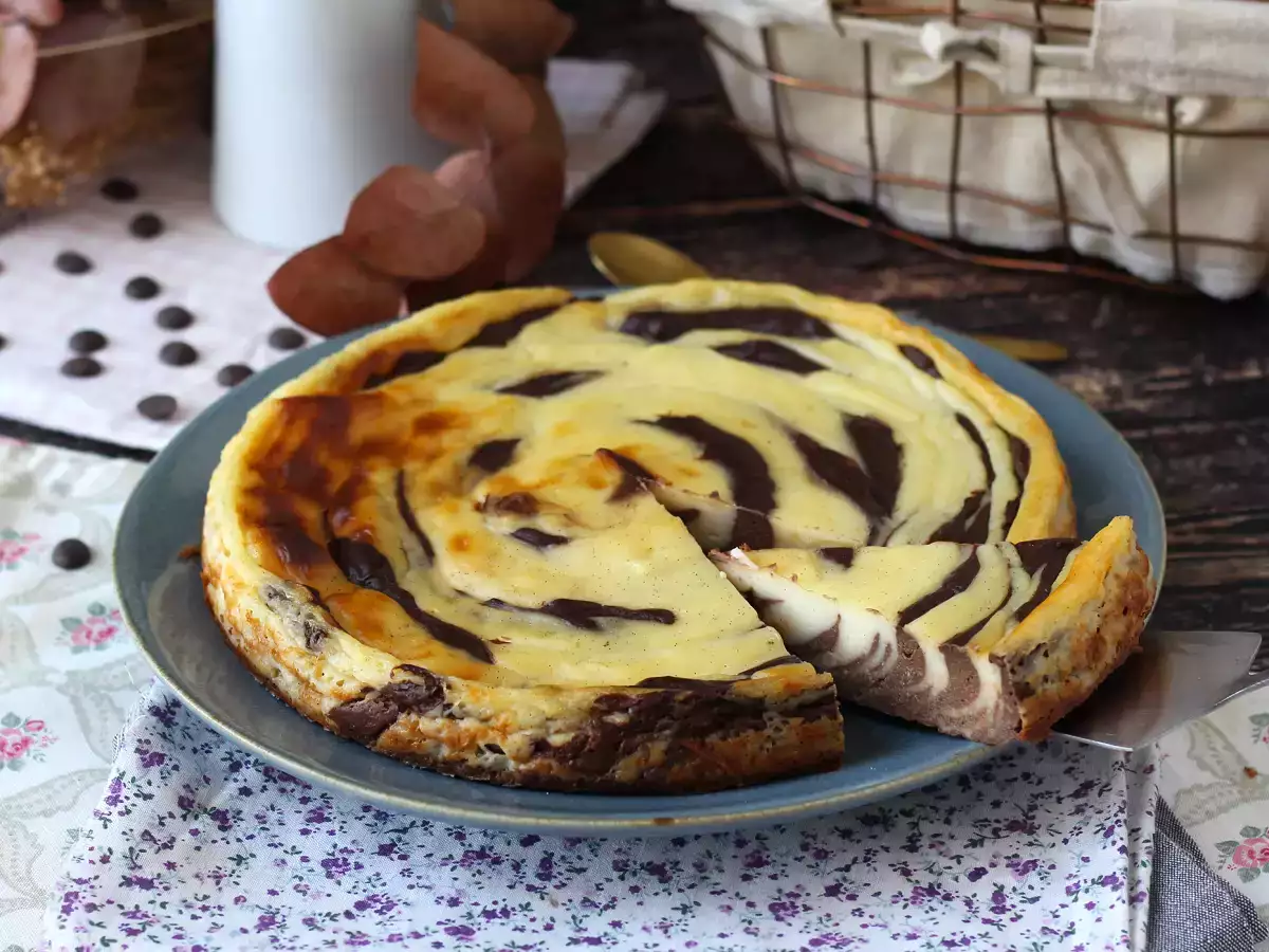 Mramorovaný flan bez pečiva, veľmi jednoduchý na prípravu pre zaručený wow efekt - foto 2
