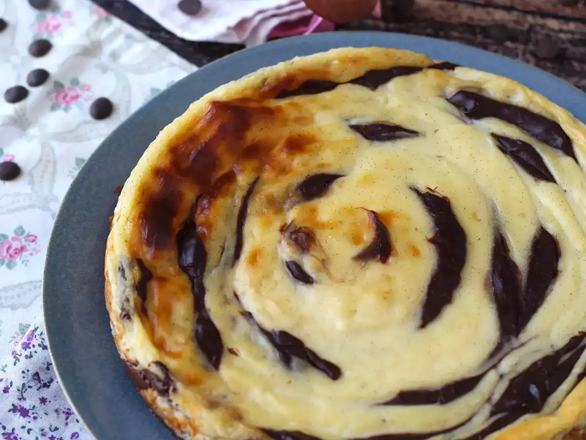 Mramorovaný flan bez pečiva, veľmi jednoduchý na prípravu pre zaručený wow efekt - foto 4
