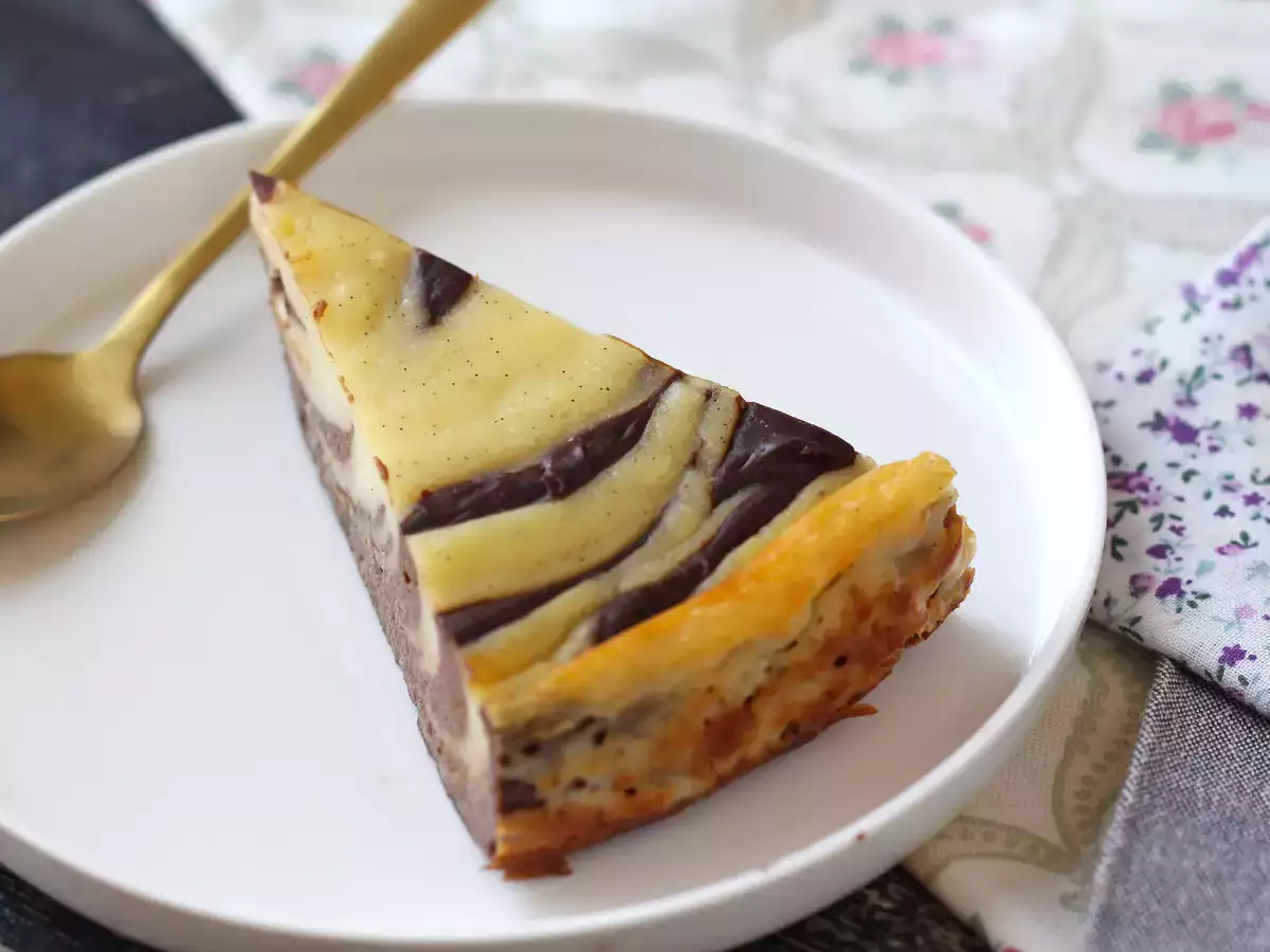 Mramorovaný flan bez pečiva, veľmi jednoduchý na prípravu pre zaručený wow efekt - foto 5
