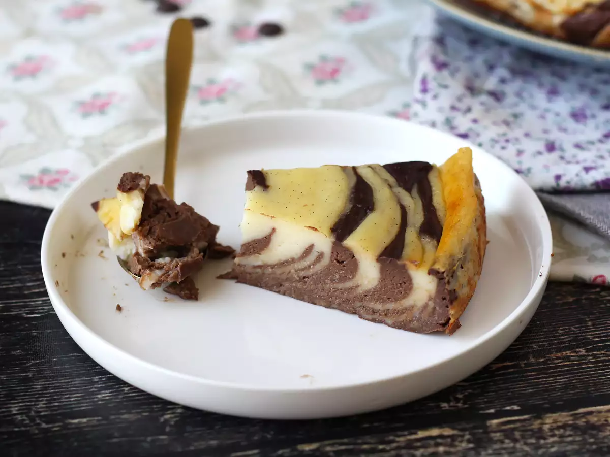 Mramorovaný flan bez pečiva, veľmi jednoduchý na prípravu pre zaručený wow efekt - foto 7