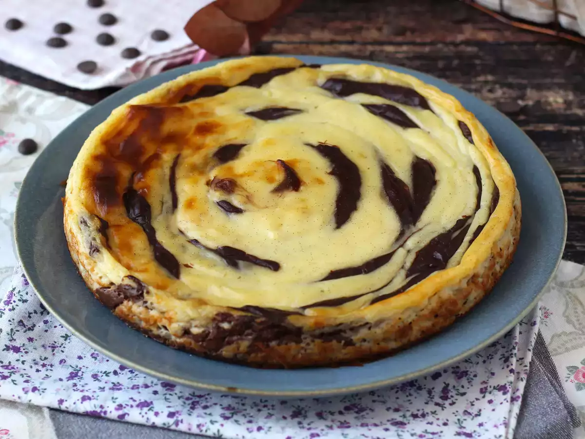 Mramorovaný flan bez pečiva, veľmi jednoduchý na prípravu pre zaručený wow efekt - foto 8