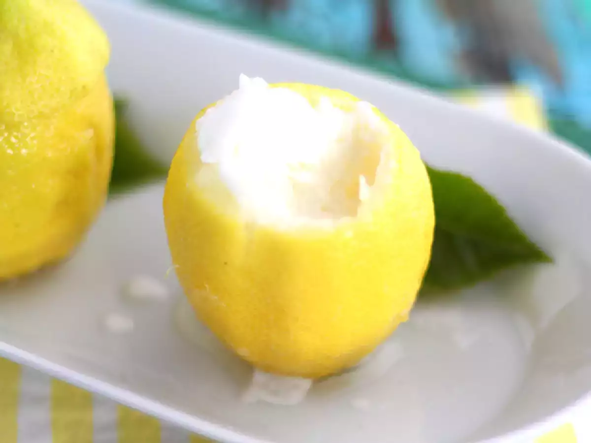 Mrazený citrón, osviežujúci sorbet - foto 3