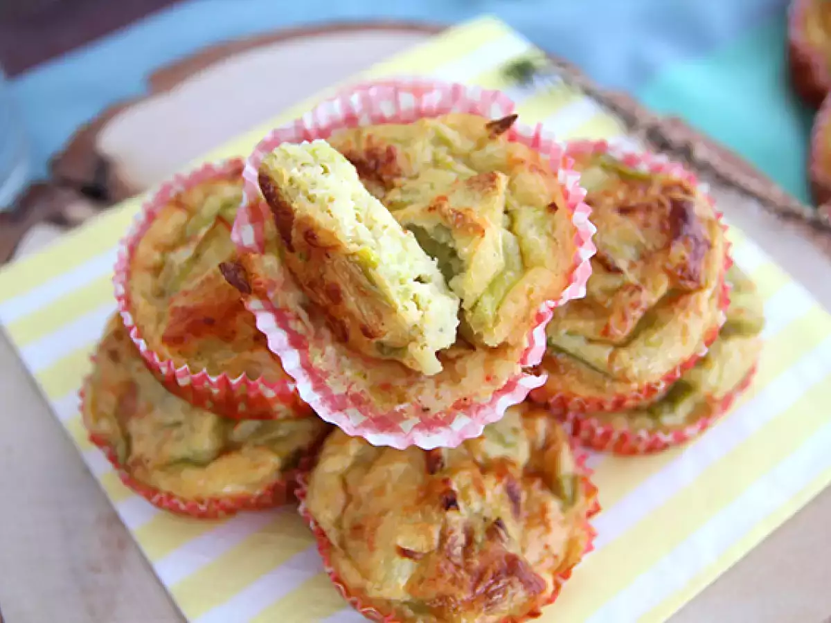 Muffiny s pórovým fondue - foto 3