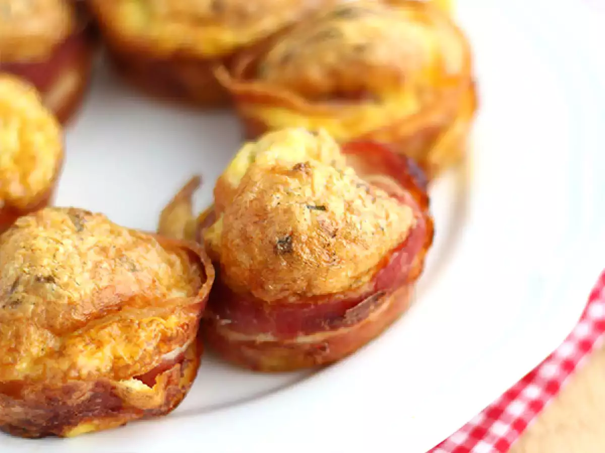 Muffiny so slaninou - foto 2