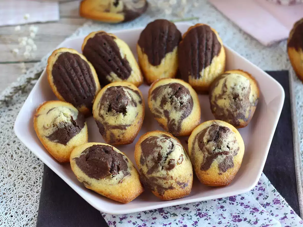 Musíte vyskúšať mramorované Madeleines!