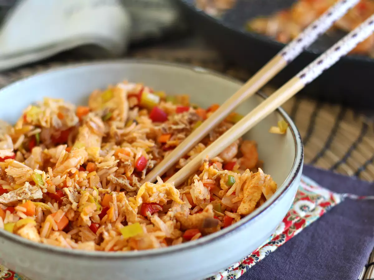 Nasi goreng, indonézske ryžové jedlo - foto 5