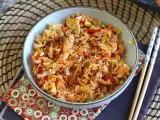 Nasi goreng, indonézske ryžové jedlo, foto 1