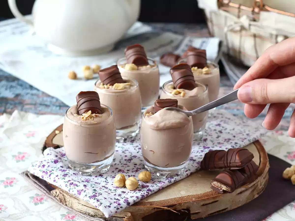 Nepečené, veľmi chutné verrines Kinder Bueno - foto 5