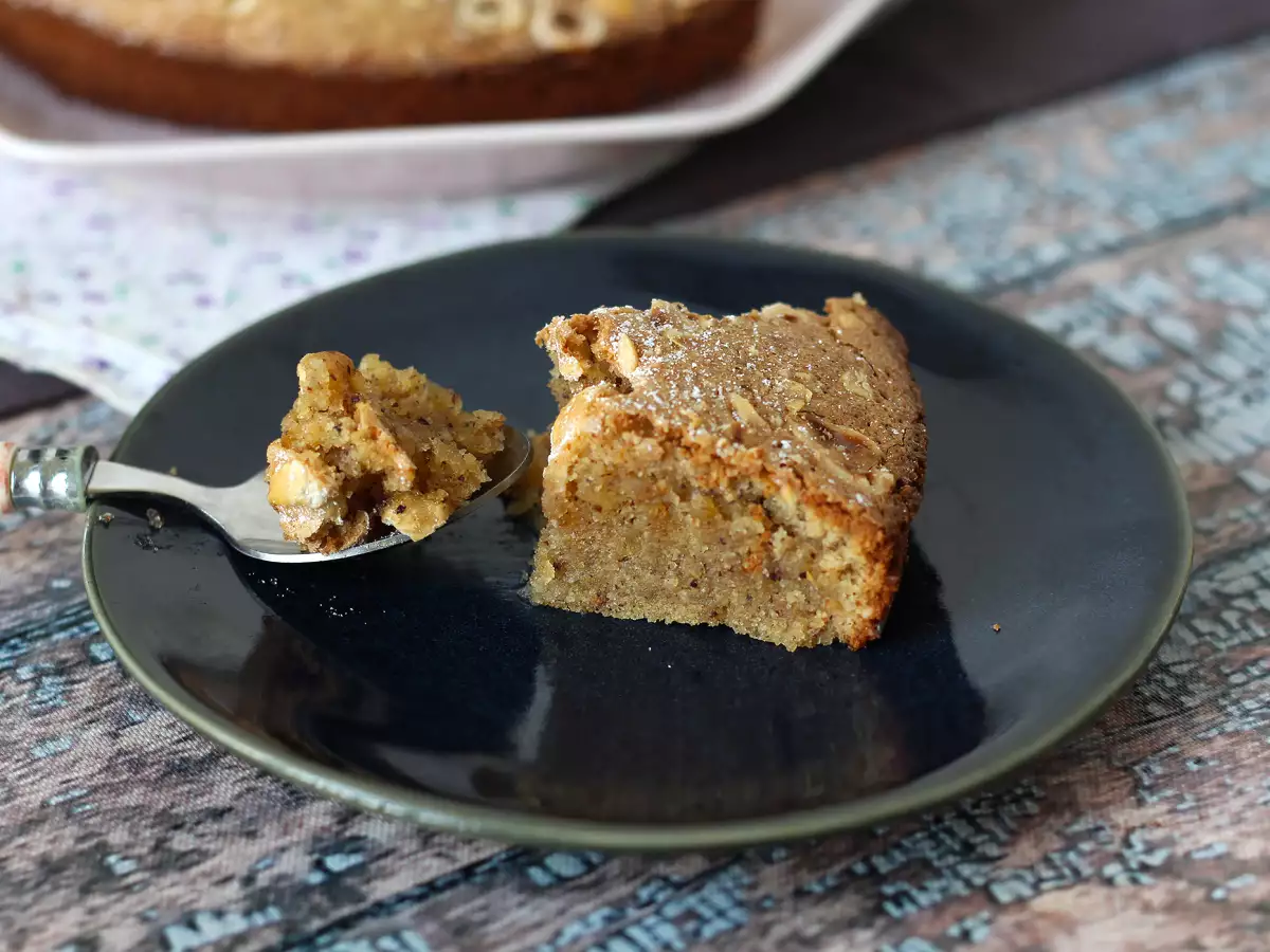 Noisetier, chrumkavý, topiaci sa lieskovoorieškový koláč s 5 ingredienciami! - foto 3