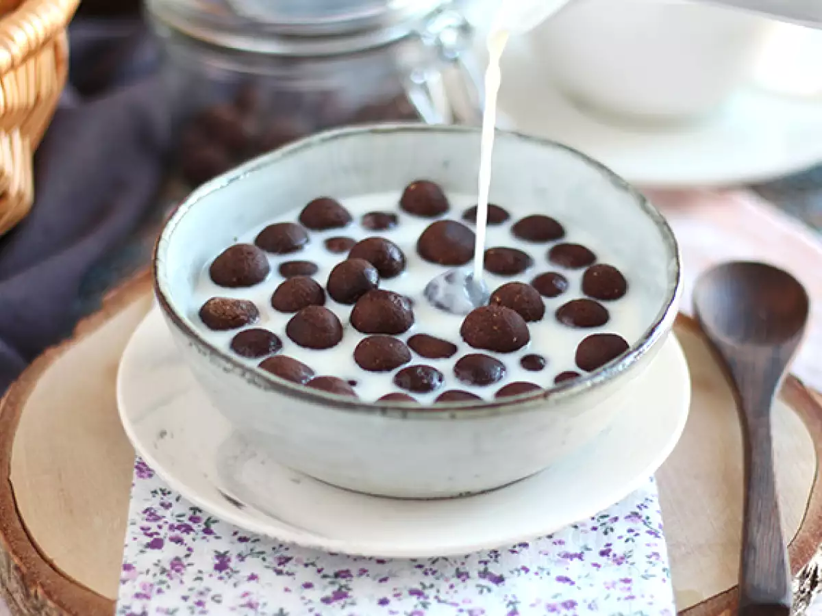 Obilniny s čokoládovými guľôčkami typu Nesquik - foto 3