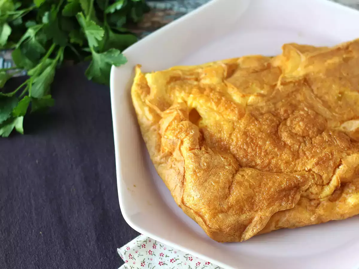 Omeleta vo fritéze, ľahký recept bez toho, aby ste v kuchyni niečo zašpinili! - foto 6