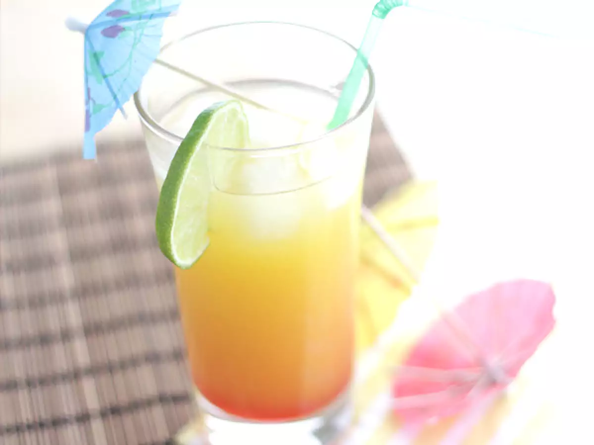 Osviežujúca tequila Sunrise