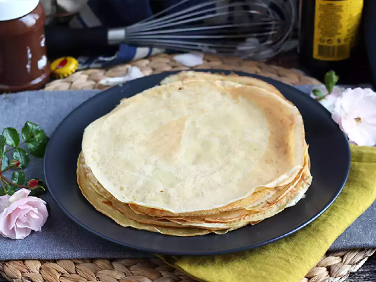 Palacinkové cesto s ležiakom