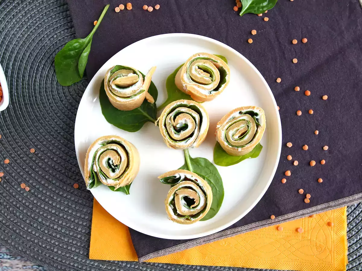 Palacinky z červenej šošovice, len z 2 ingrediencií - foto 4
