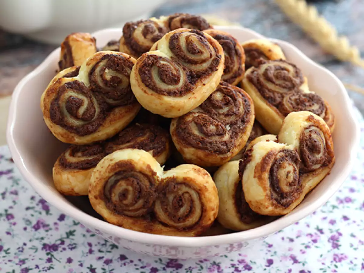Palmiers z lístkového cesta