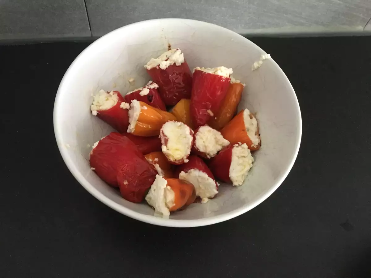Papriky plnené ricottou
