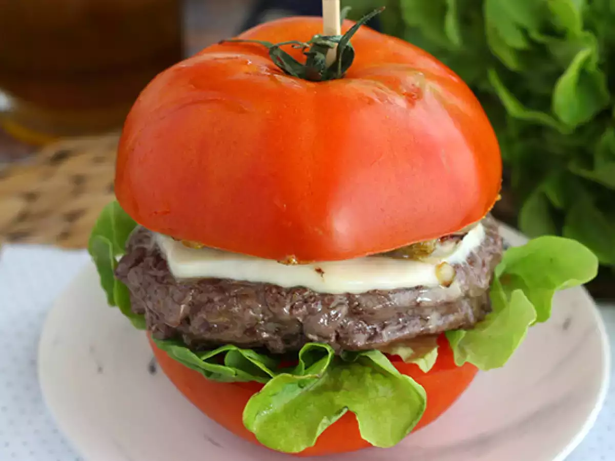 Paradajkový hamburger - foto 3