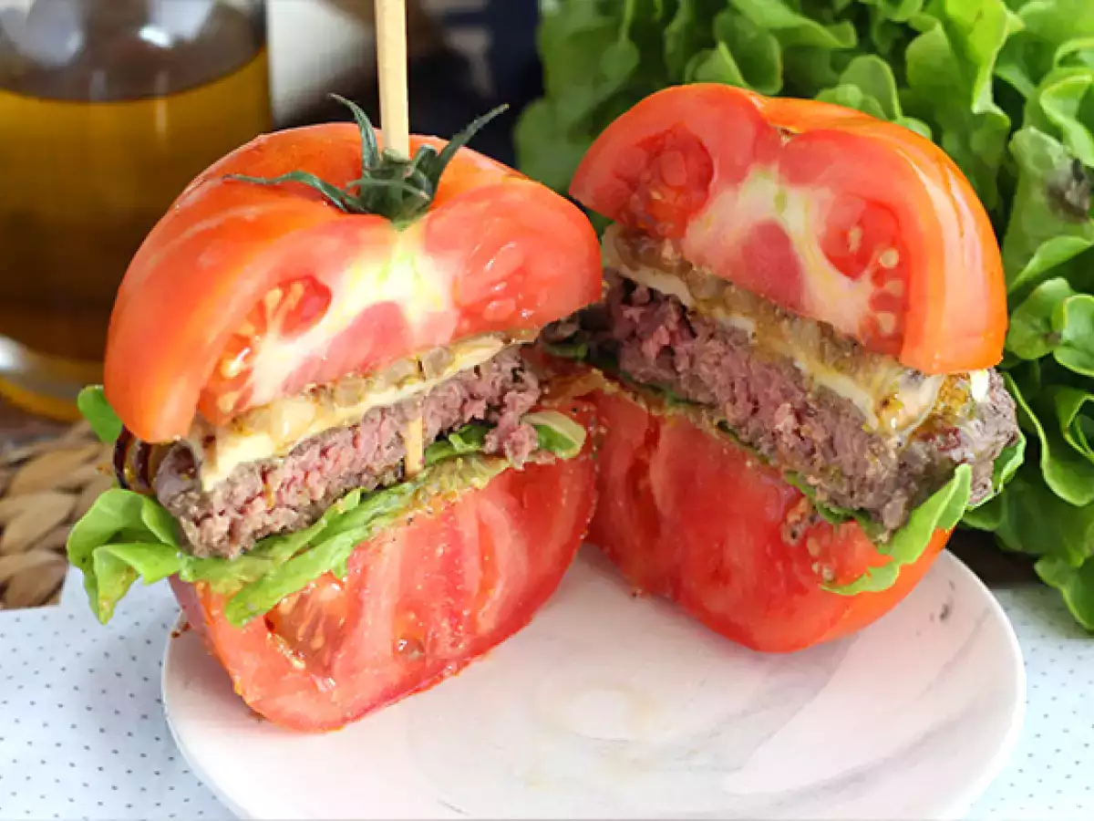 Paradajkový hamburger - foto 4