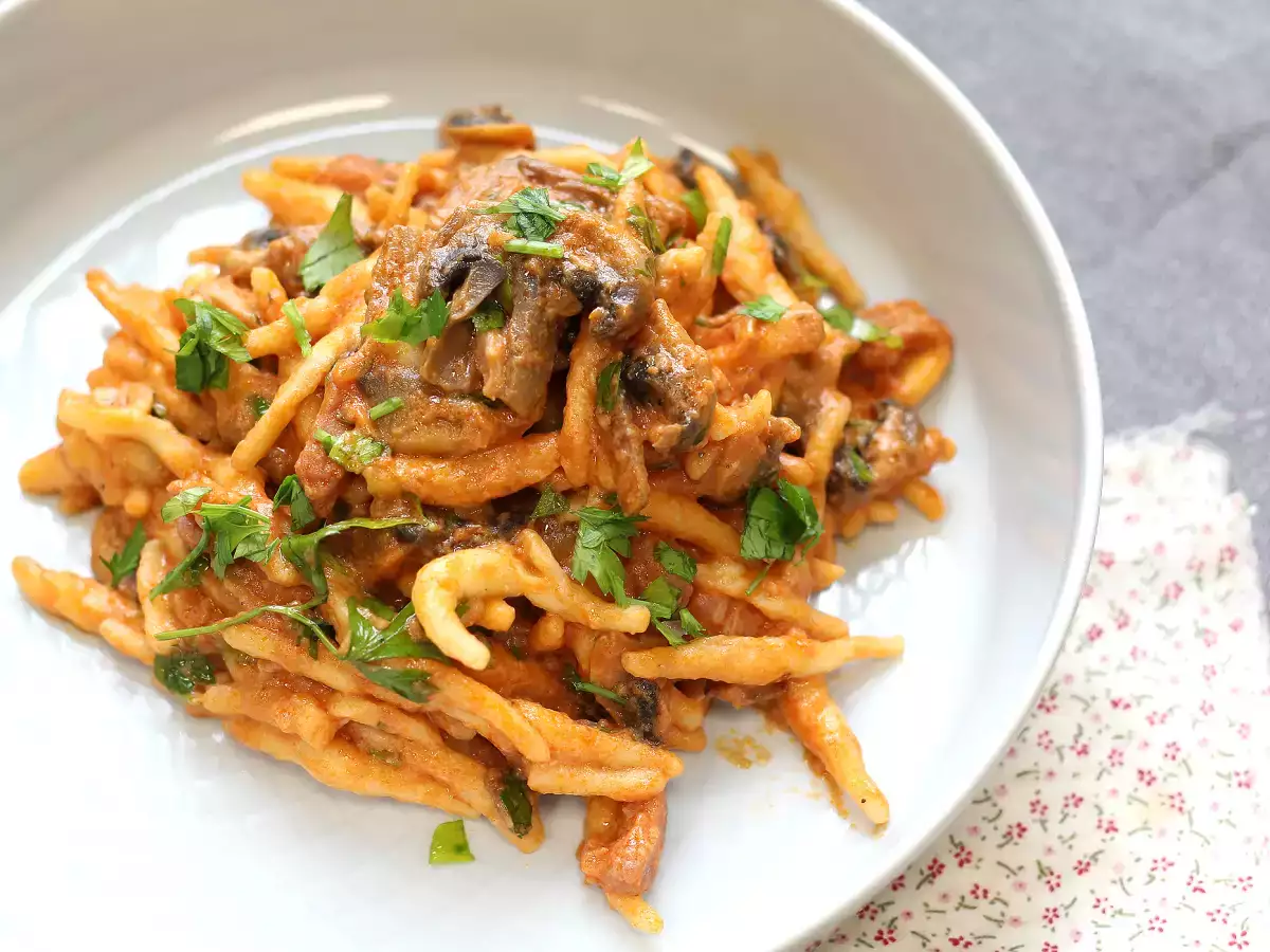 Pasta alla boscaiola, ideálny prvý chod na jeseň a zimu - foto 2