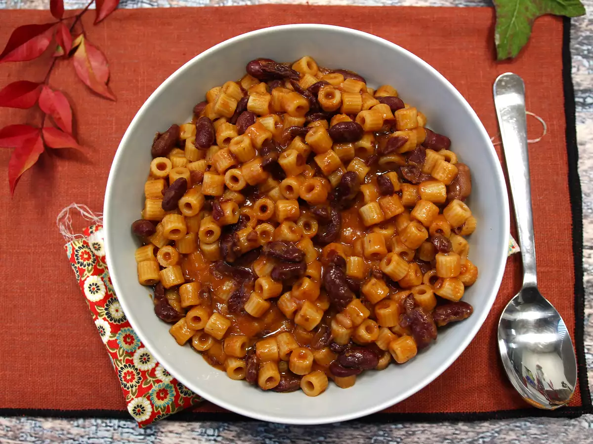 Pasta e fagioli, rýchly a krémový recept - foto 3